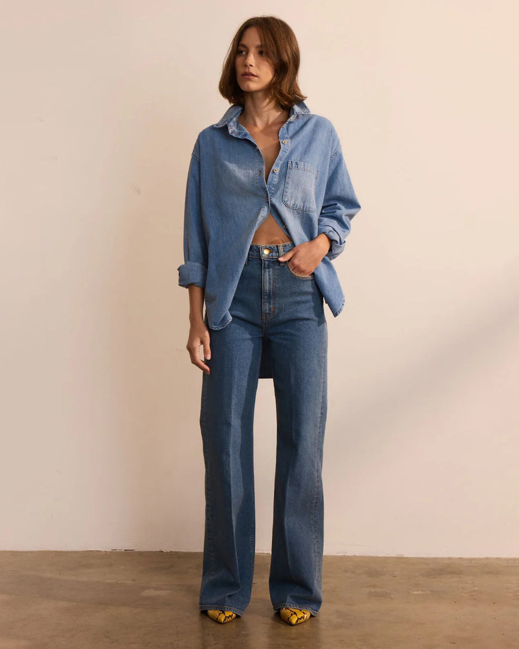 The Essential Shirt in Timeworn Indigo – seren